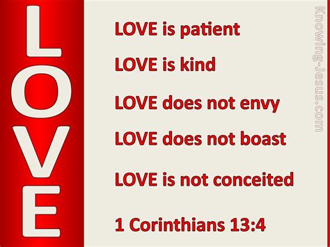 1 Corinthians 13:4